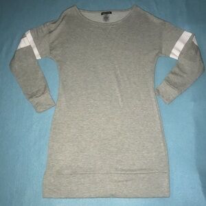 JOE Boxer heather gray long sleeve nightgown fleece lined size M